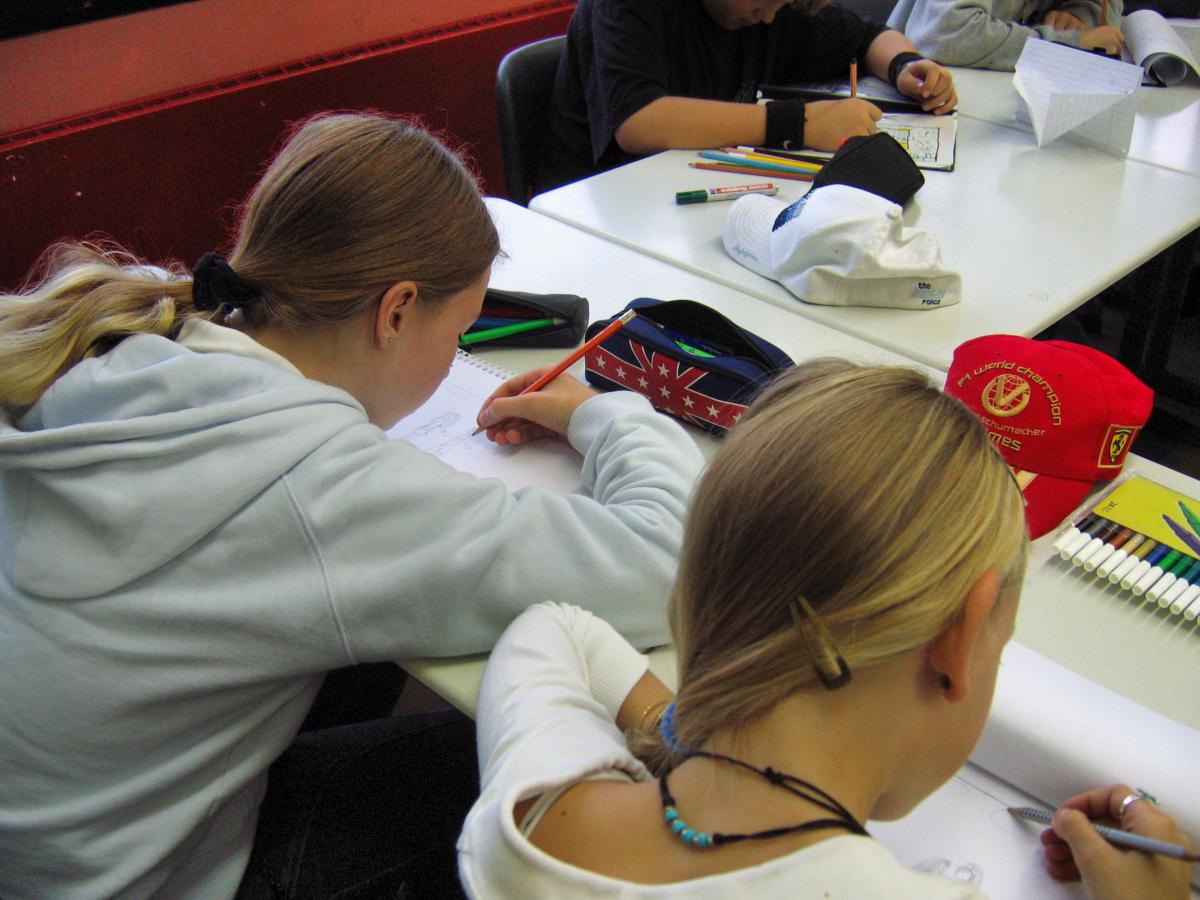 Klassenzimmer in einer Schule