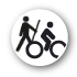 Rad- oder Wanderweg - Wir liegen an einem Rad-/wanderweg. Rad- oder Wanderweg - Wir liegen an einem Rad-/wanderweg.